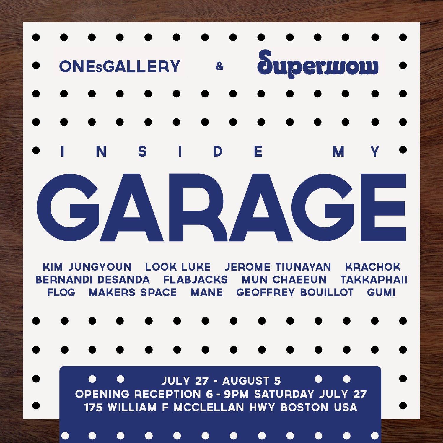 INSIDE MY GARAGE