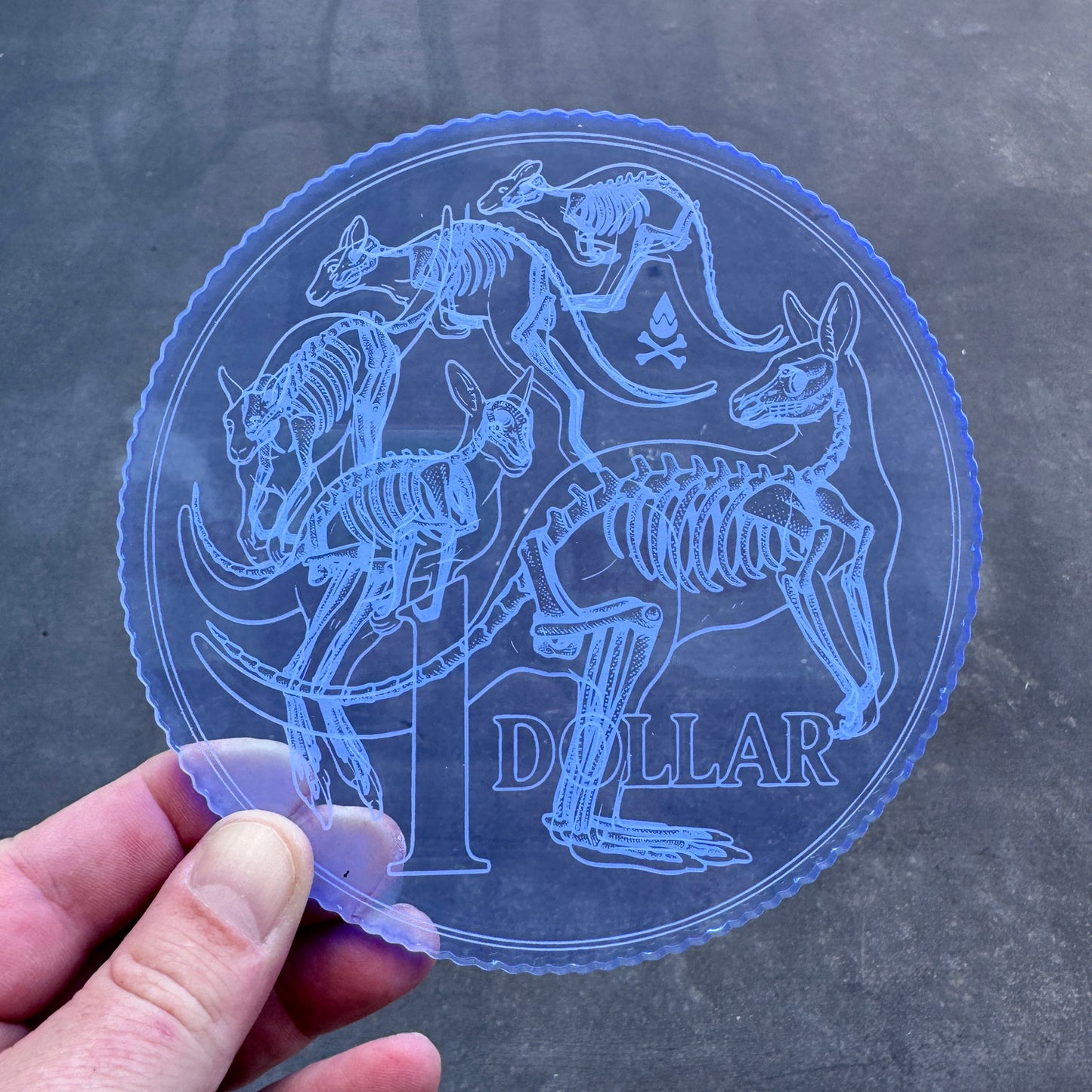 Will Blood - Dollar Coin (Blue)