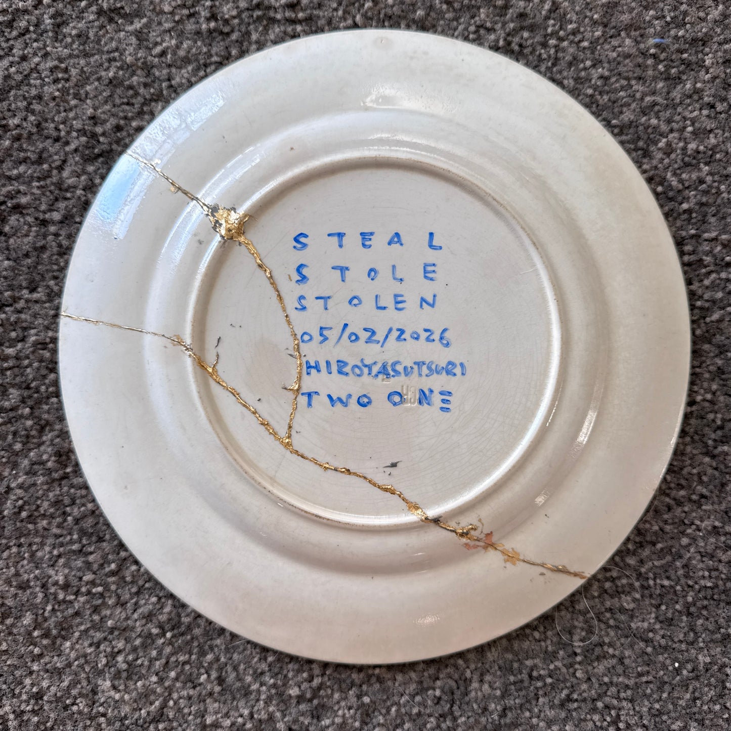 TWOONE - Still Stole Stolen ‘Magpie’ plate